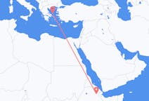 Flights from Semera to Skyros