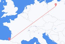 Fly fra Bydgoszcz til San Sebastián