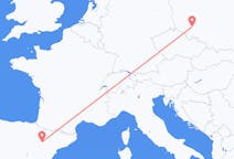 Flights from Zaragoza in Spain to Wrocław in Poland