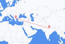 Vluchten van Kanpur, India naar Thessaloniki, Griekenland