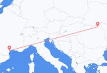 Flyg från Suceava, Rumänien till Aspiran, Frankrike