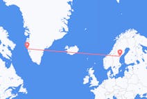 Flights from Kramfors Municipality, Sweden to Maniitsoq, Greenland