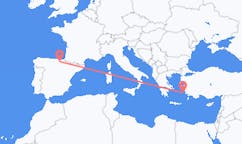 Flights from Leros, Greece to Vitoria-Gasteiz, Spain