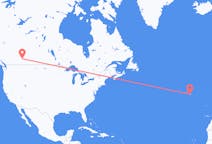 Flyg från Calgary, Kanada till Ponta Delgada, Portugal