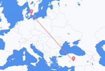 Flyreiser fra Kayseri, Tyrkia til Malmö, Sverige