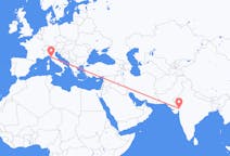 Flyreiser fra Ahmadabad, til Pisa