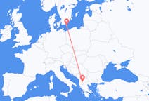 Flights from Ohrid, Republic of North Macedonia to Bornholm, Denmark