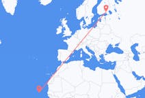 Flights from Praia, Cape Verde to Lappeenranta, Finland