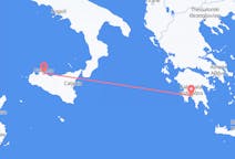Flights from Kalamata, Greece to Palermo, Italy