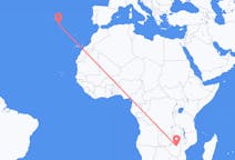 Flyg från Harare, Zimbabwe till Santa Maria, Portugal