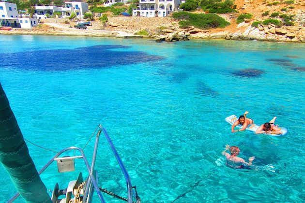 All inclusive day sailing tour from Naxos to the small cyclades