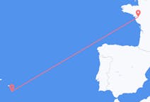 Flights from Santa Maria Island, Portugal to Nantes, France