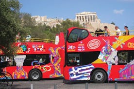 Circuit à arrêts multiples en bus à Athènes et à la plage/riviera
