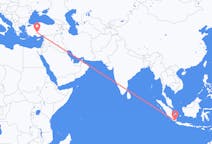 Flights from Bandar Lampung, Indonesia to Konya, Turkey