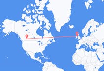 Flug frá Calgary, Kanada til Belfast, Norður-Írlandi