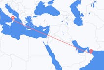 Flyg från Muscat, Oman till Lamezia Terme, Italien