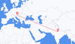 Flights from Gwalior, India to Graz, Austria
