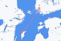 Flyreiser fra Visby, Sverige til Åbo, Finland
