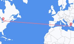 Flights from Waterloo, Canada to Naxos, Greece
