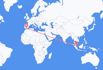 Flyrejser fra Batam, Indonesien til Málaga, Spanien