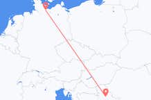 Vluchten uit Lübeck, Duitsland naar Belgrado, Servië