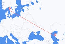 Flüge von Aqtau, Kasachstan nach Göteborg, Schweden