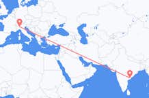 Flights from Rajahmundry to Milan