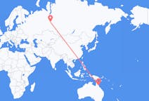 Flights from Cairns, Australia to Surgut, Russia