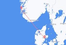 Flights from Haugesund, Norway to Aarhus, Denmark