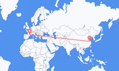 Flights from Yangzhou, China to Perpignan, France