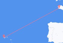 Flights from Horta, Azores, Portugal to Quimper, France