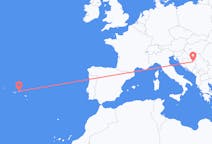 Flug frá Tuzla, Bosníu og Hersegóvínu til Terceira, Portúgal