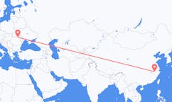 Flights from Huangshan City, China to Suceava, Romania