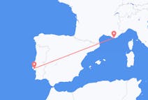Fly fra Lissabon til Toulon