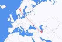 Flyreiser fra Teheran, Iran til Rörbäcksnäs, Sverige