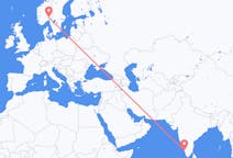 Flyreiser fra Kozhikode, India til Oslo, Norge