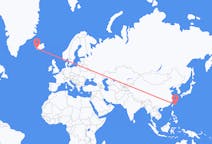 Vluchten van Ishigaki, Okinawa, Japan naar Reykjavík, IJsland