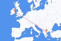 出发地 希腊出发地 塞萨洛尼基目的地 爱尔兰都柏林的航班