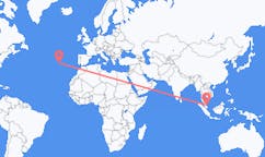 Flyreiser fra Kuantan, Malaysia til Ponta Delgada, Portugal