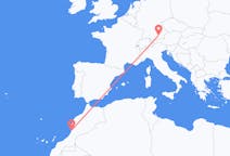 Flyrejser fra Agadir, Marokko til München, Tyskland