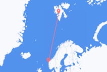 Flights from Florø to Svalbard