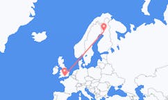 Flug frá Rovaniemi, Finnlandi til Southampton, Englandi