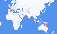 Flights from Moranbah, Australia to Carcassonne, France