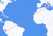 Flyreiser fra Jauja, Peru til Palermo, Italia
