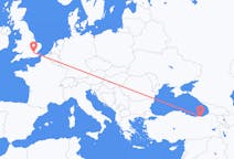 Flights from Trabzon, Turkey to London, England