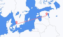 Vols de Tartu, Estonie vers Ängelholm, Suède