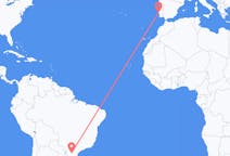 Vluchten van Guarapuava, Brazilië naar Lissabon, Portugal
