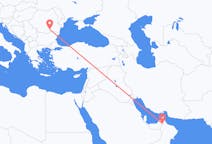 Lennot Al Ainilta, Yhdistyneet arabiemiirikunnat Bukarestiin, Romania