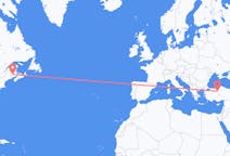 Flyrejser fra Fredericton, Canada til Ankara, Tyrkiet