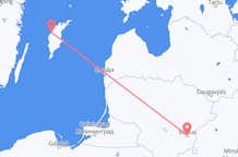 Vluchten van Visby naar Vilnius